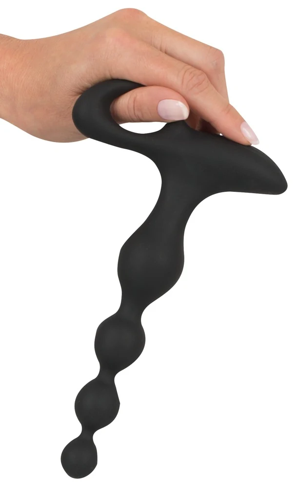 Black Velvets Rechargeable anal beads 20 cm toy