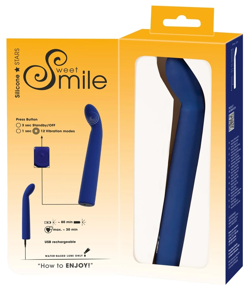 Sweet Smile Flexible G-Spot Vibrator 18,6 cm