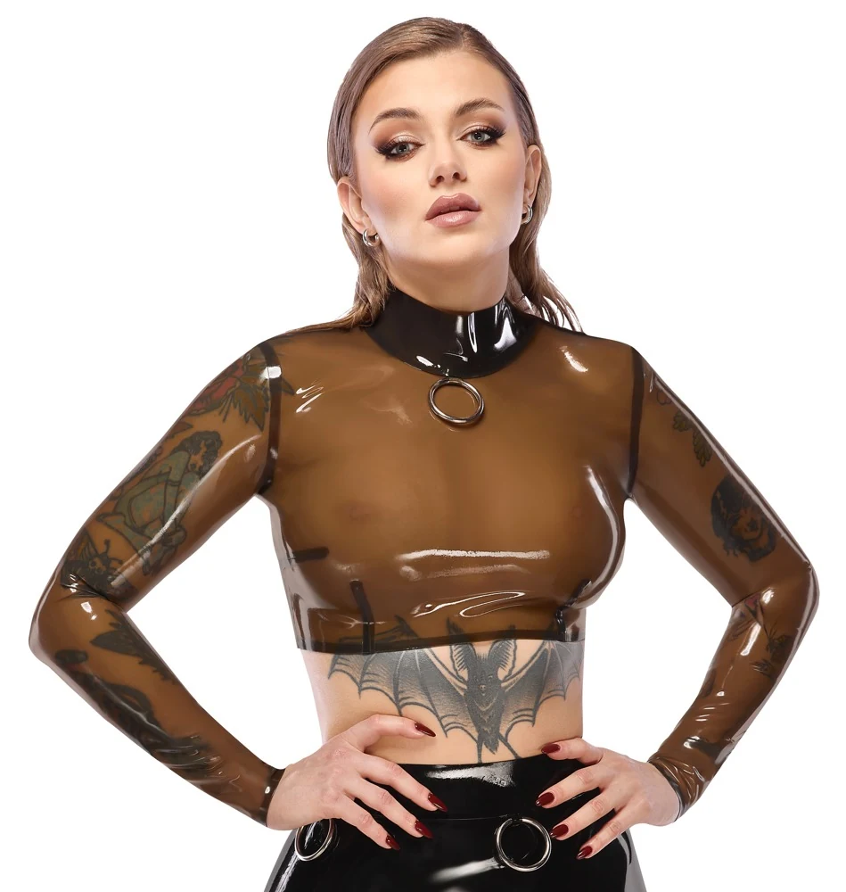 Late X Shirt aus Latex
