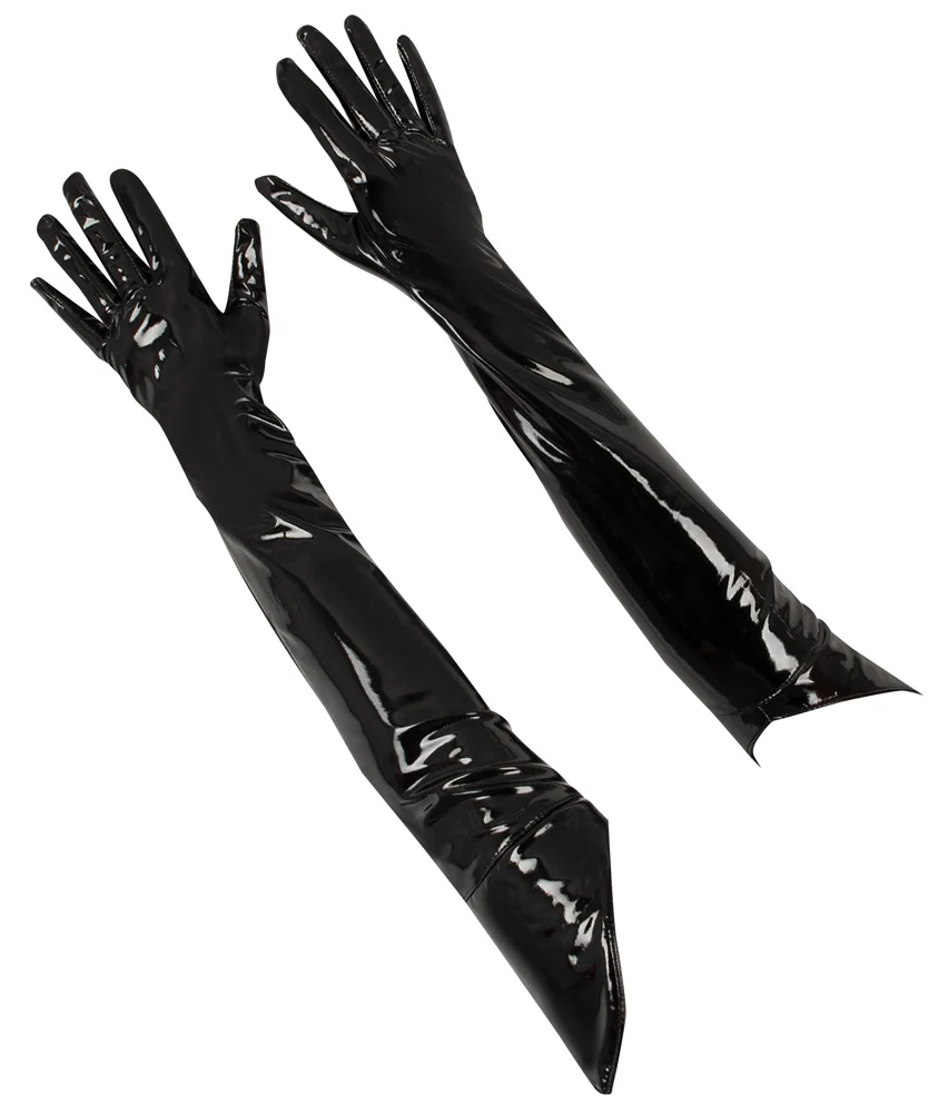 Black Level Handschuhe aus Lack