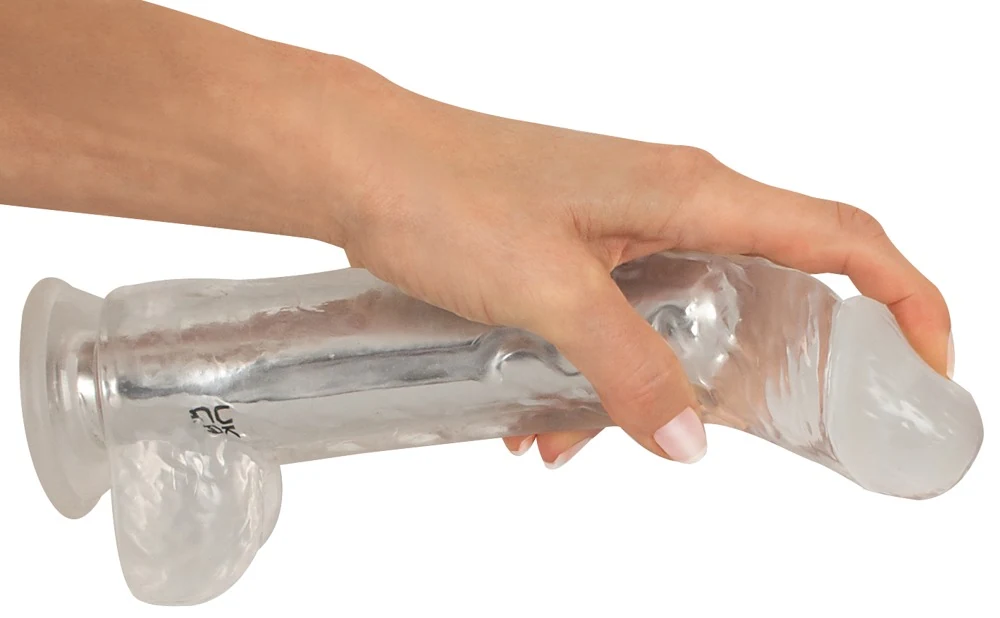 Crystal Vibrator mit Saugfuß 24,5 cm