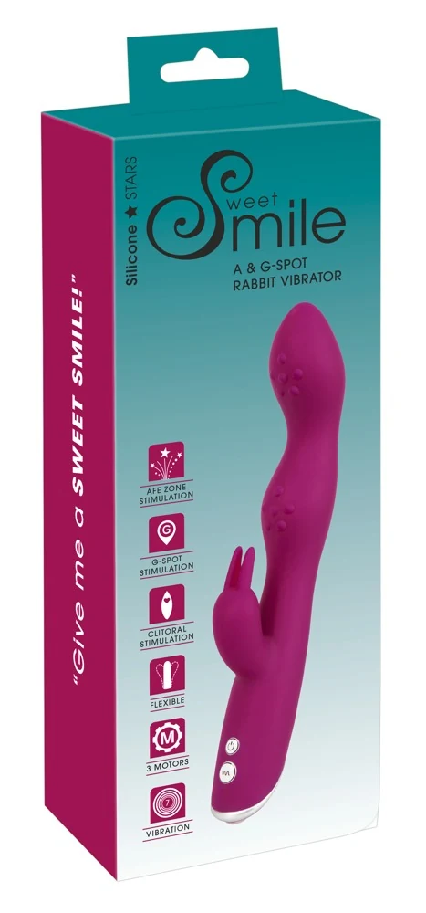 Sweet Smile A G-Spot Rabbit Vibrator 23,6 cm