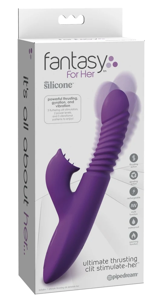 Fantasy For Her Ultimate Thrusting Clit Stimulate-Her 24 cm vibrator