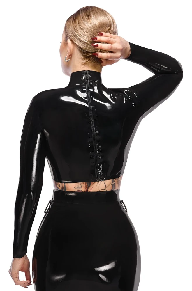 Late X Shirt aus Latex