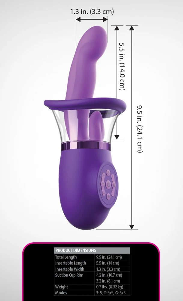 Fantasy For Her Ultimate Pleasure Pro Plus 24,1 cm vibrator
