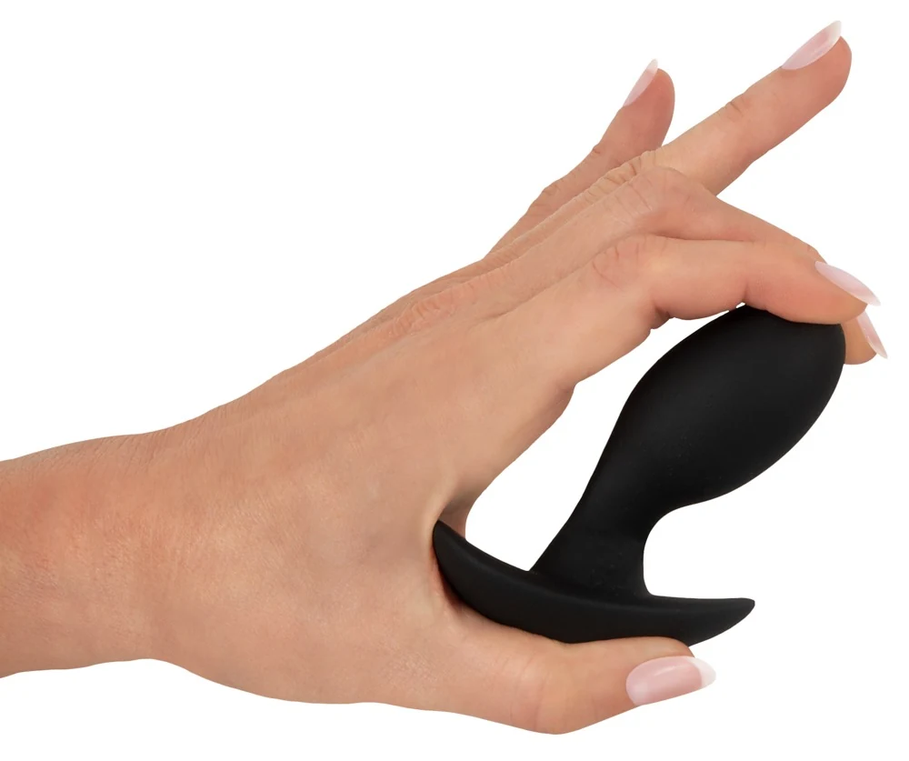 ANOS Butt Plug with Vibration 8,9 cm anal toy