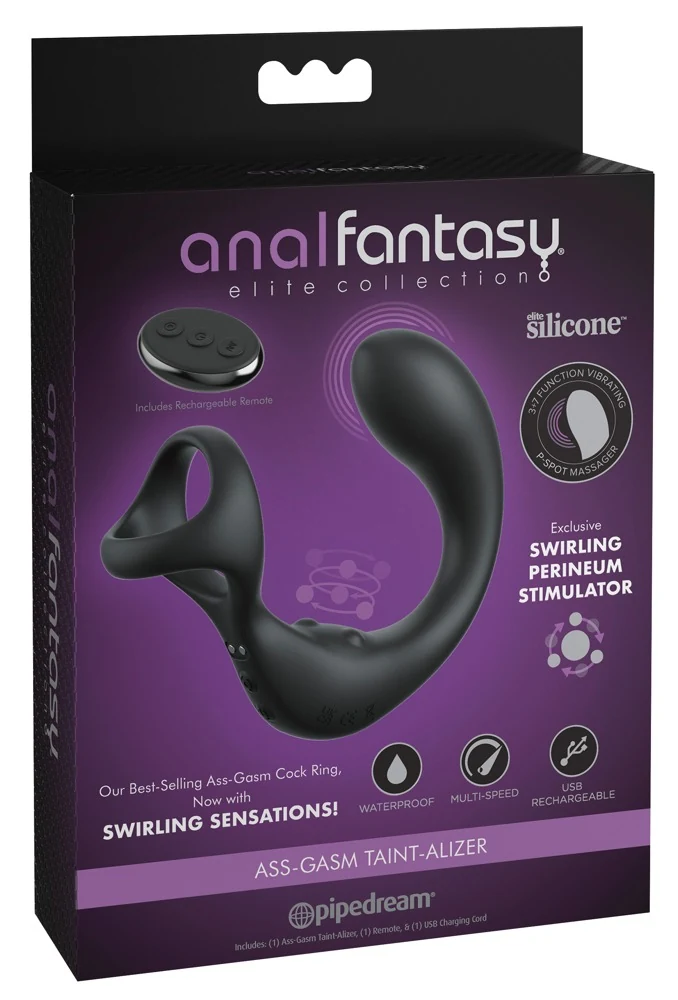Anal Fantasy Elite Ass-Gasm Taint-Alizer 14 cm vibrator