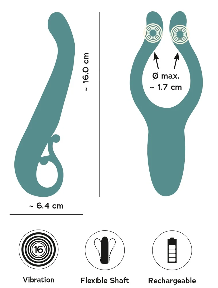 You2Toys The Magician Multi Vibrator 16 cm