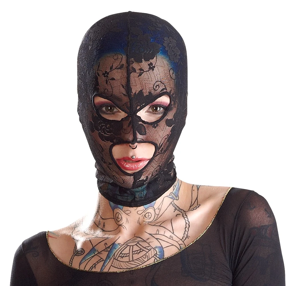 Bad Kitty Kopfmaske Spitze masken knebel