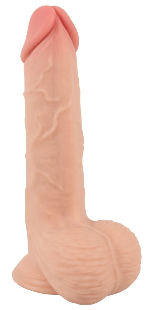 Nature Skin Dildo with moveable 18,7 cm