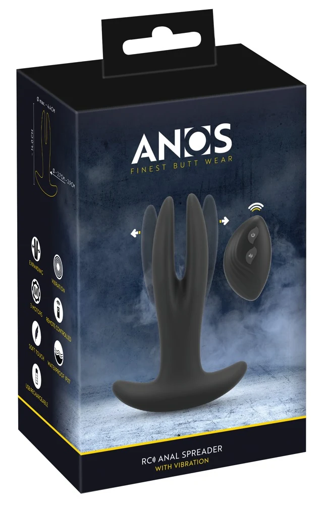 ANOS RC Anal Spreader with Vibration 14 cm toy