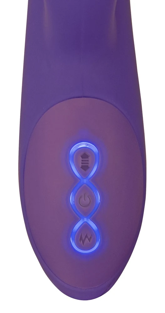 Sweet Smile Thrusting Rotating Pearl Vibrator 24,7 cm