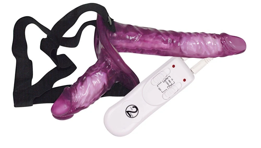 You2Toys Vibrating Strap on Duo strap-on