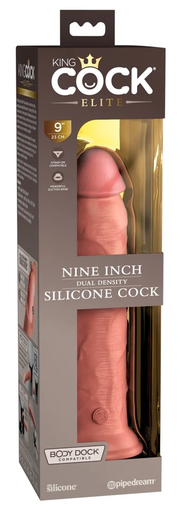 King Cock Elite 9“ Dual Density Silicone 24,8 cm dildo