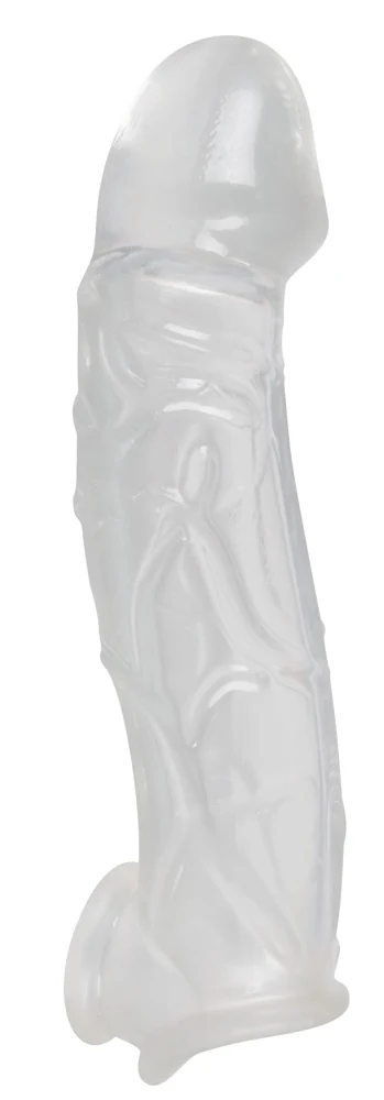 Crystal Penis Sleeve with extension ball ring penishülle