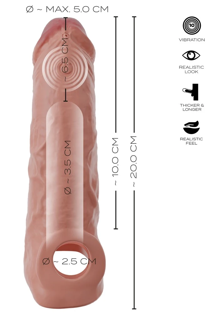 Realistixxx RealSleeve with Vibration penishülle
