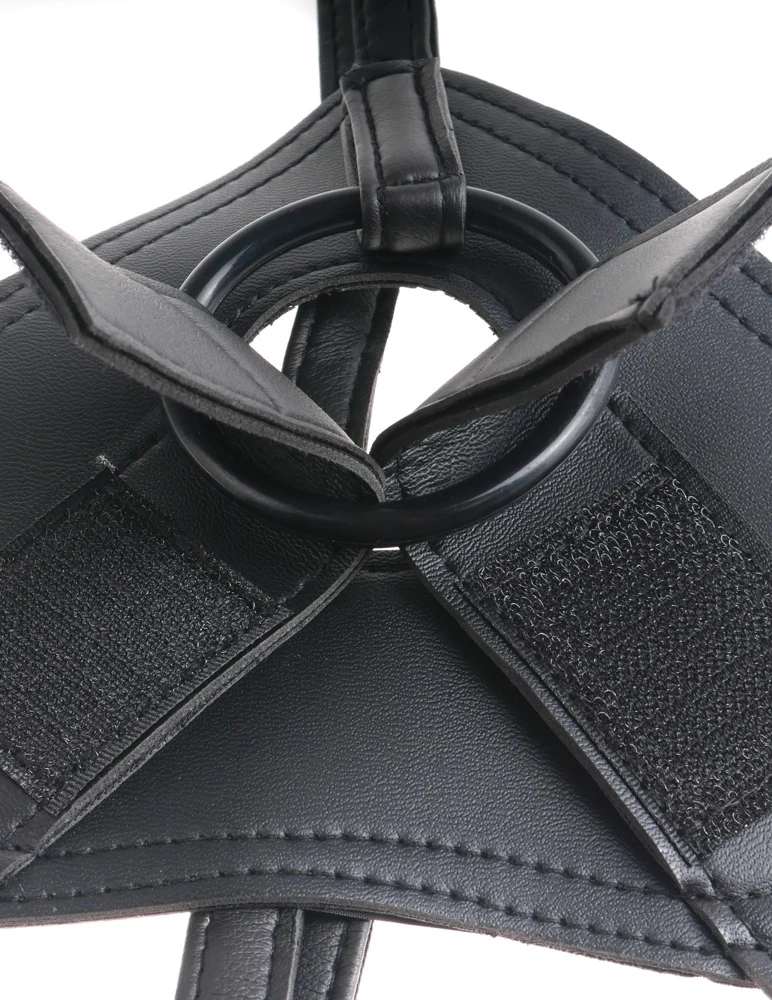 King Cock 7“ Uncut with Strap-On Harness