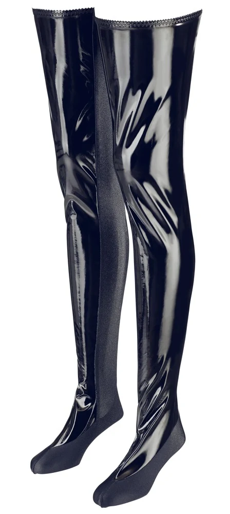 Black Level Bettstiefel aus Lack