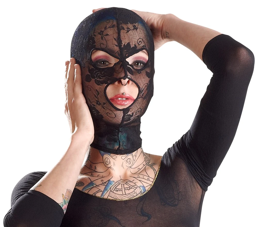 Bad Kitty Kopfmaske Spitze masken knebel