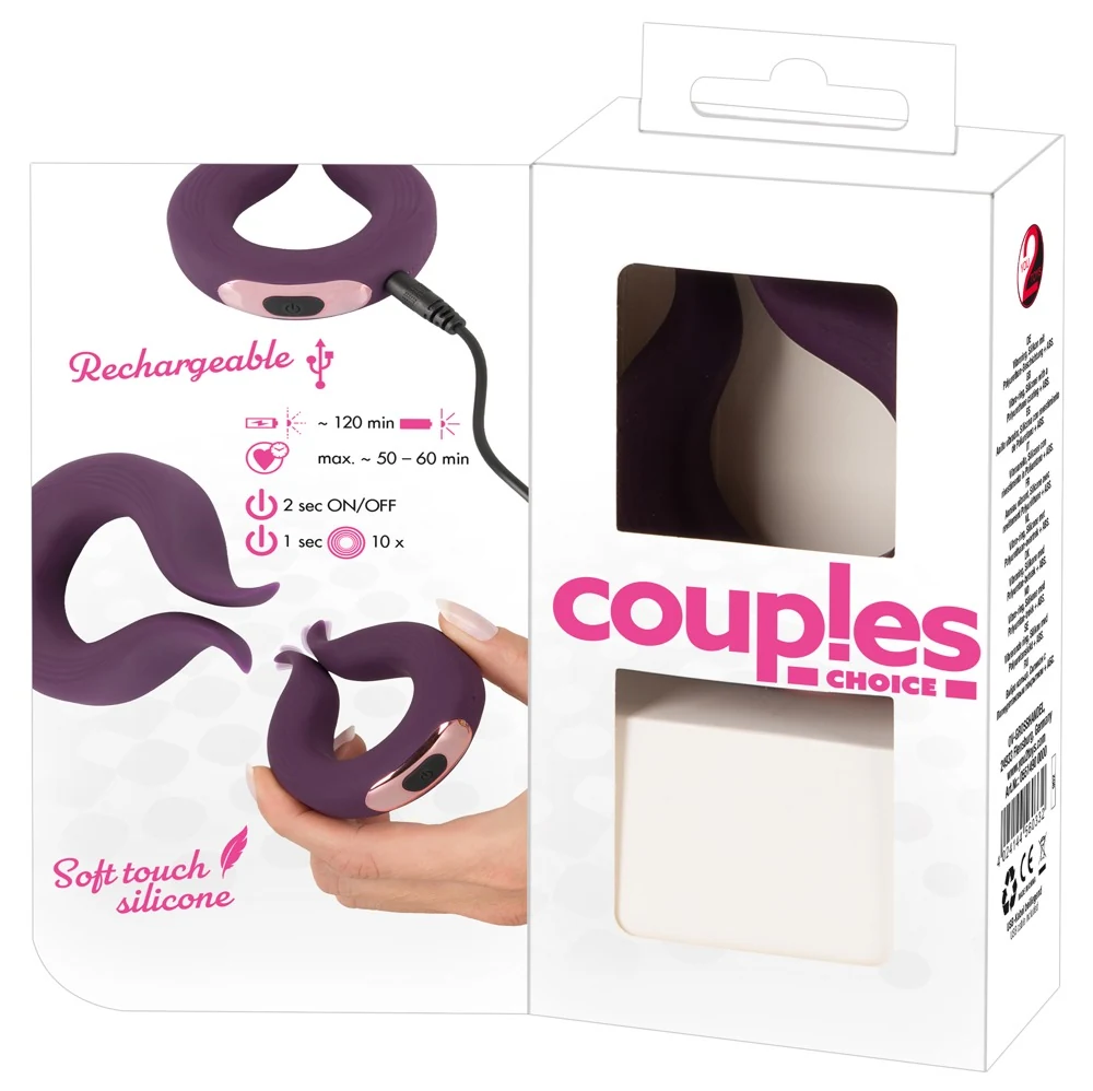 Couples Choice Two Motors ring 8,7 cm vibrator