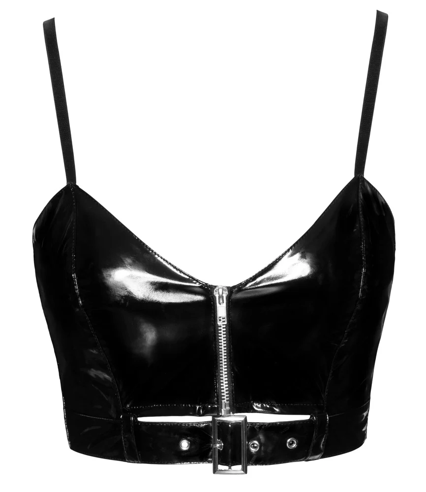 Black Level Top aus Lack