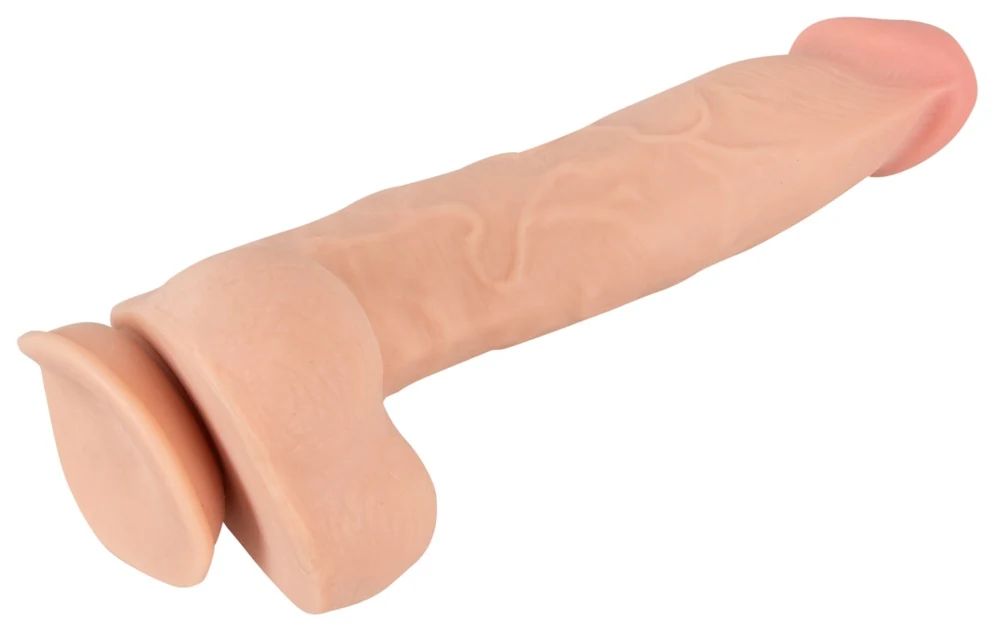 Nature Skin Dildo with moveable 24,7 cm