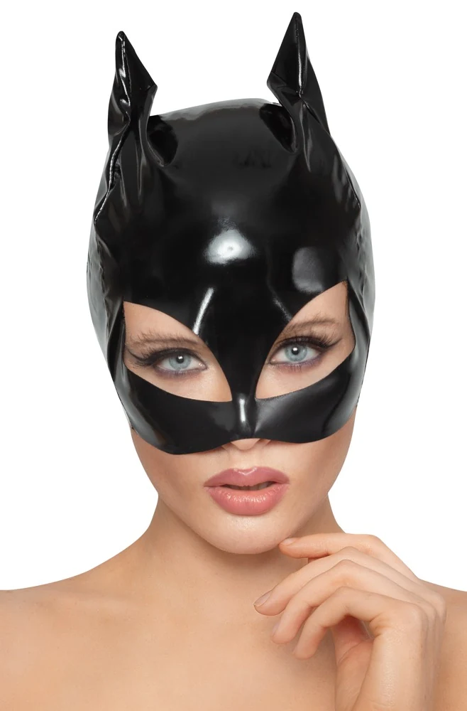 Black Level Kopfmaske aus Lack
