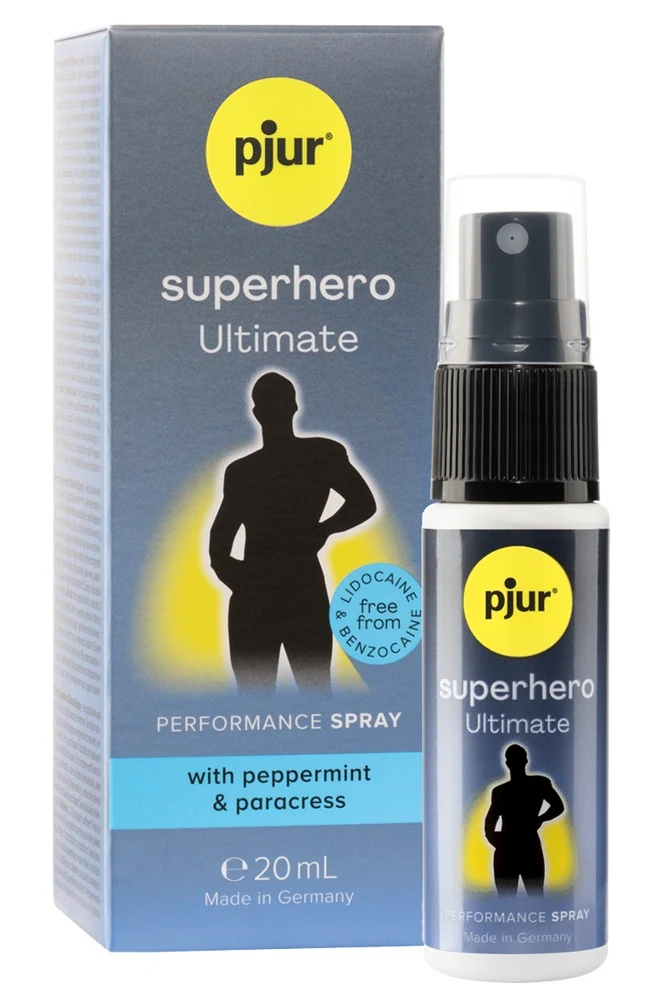 pjur Superhero Ultimate stimulierende gele sprays