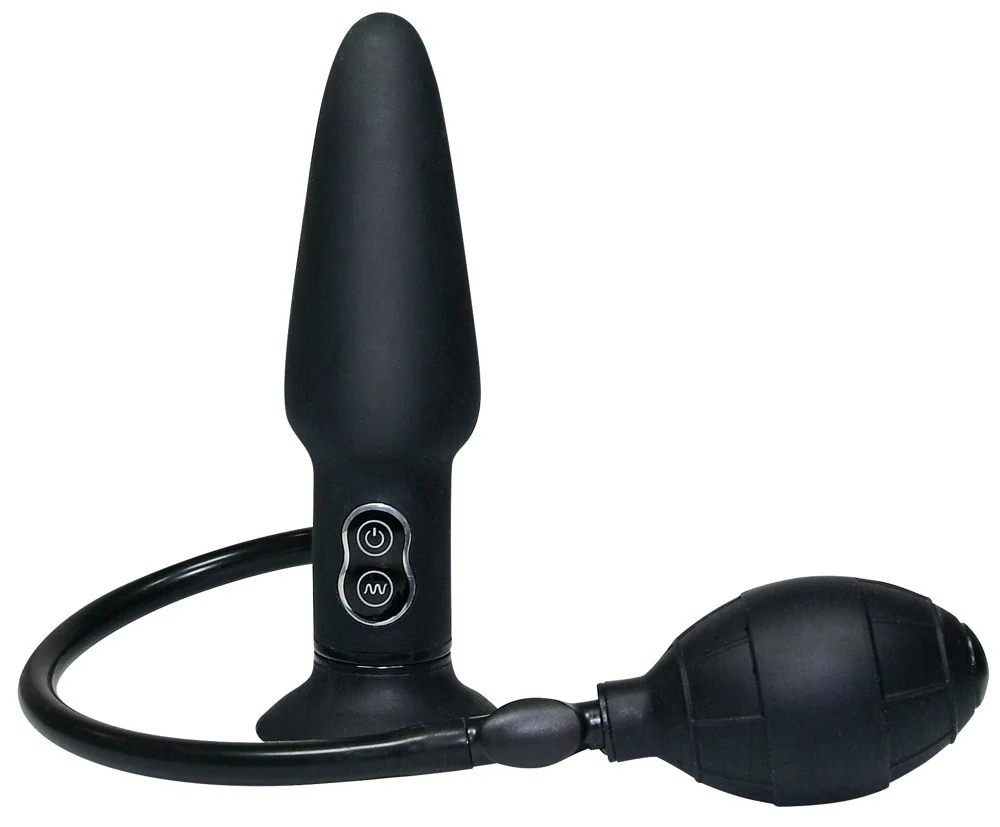 You2Toys True Black Vibrating Anal Plug 17 cm toy