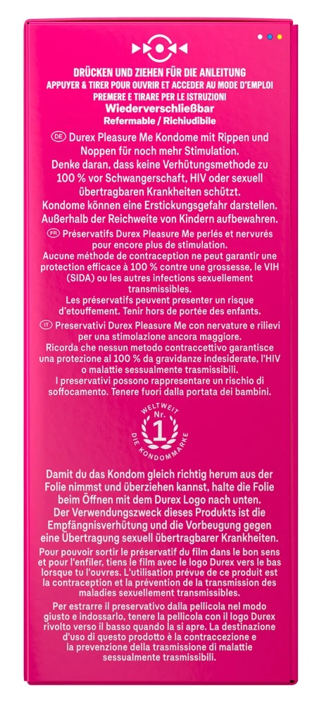 Durex Pleasure Me kondome