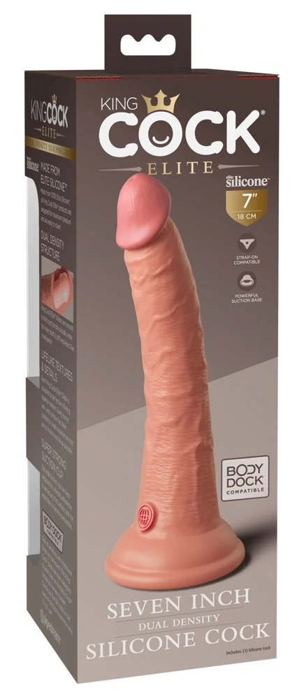 King Cock Elite 7“ Dual Density Silicone 21 cm dildo