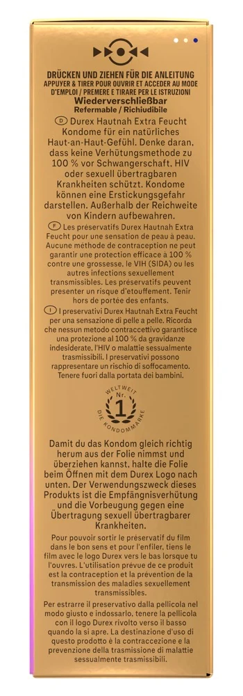 Durex Hautnah Extra Feucht kondome