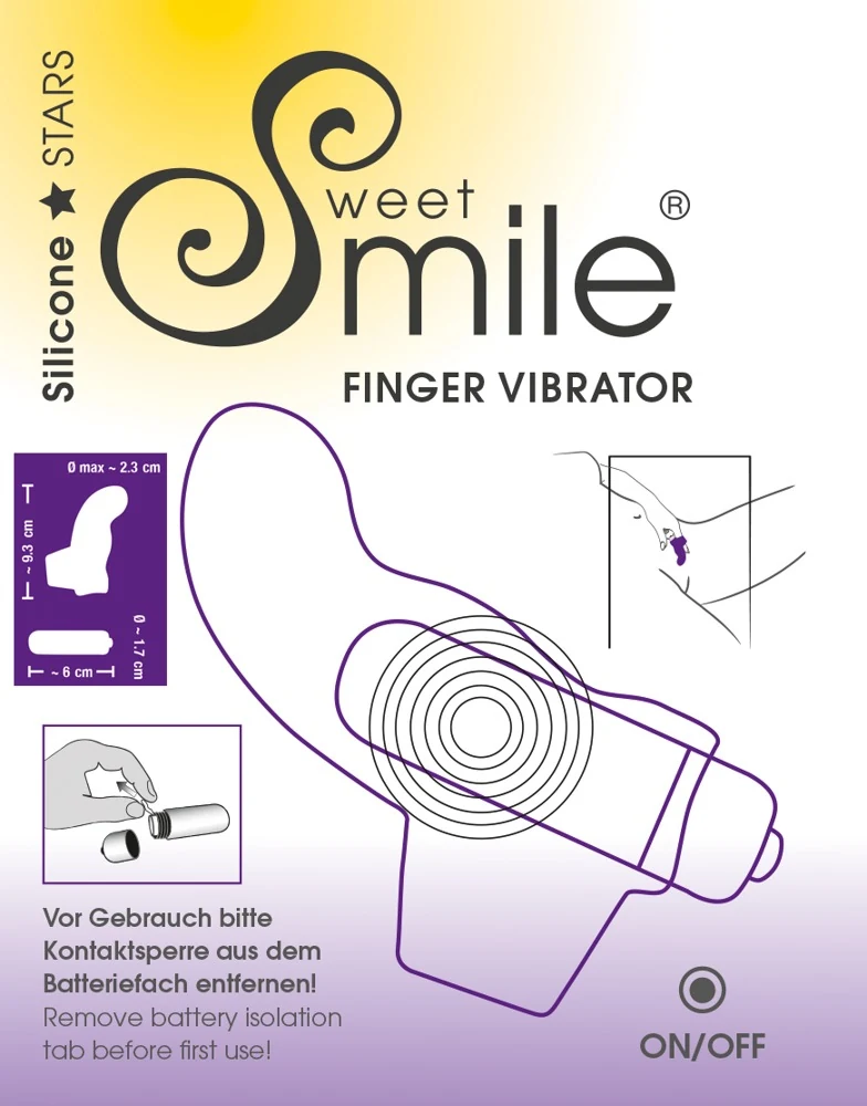 Sweet Smile Finger Vibrator 9,3 cm