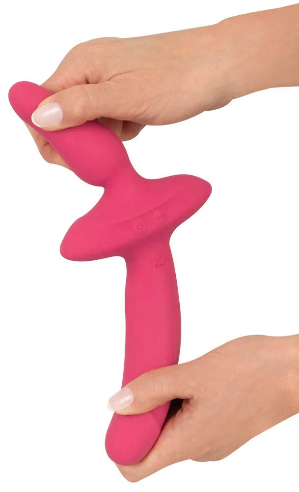 Couples Choice 2in1 Vibrator Butt Plug 26 cm