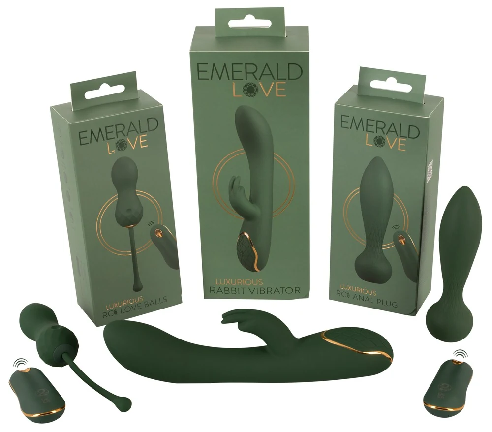Emerald Love Luxurious RC Anal Plug 14 cm toy