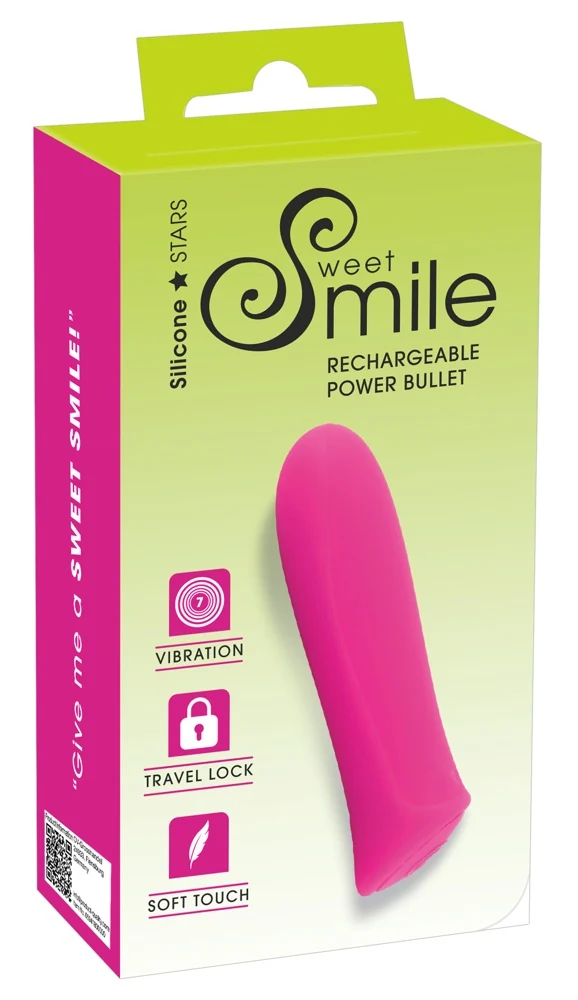 Sweet Smile Rechargeable Power Bullet 8,5 cm vibrator