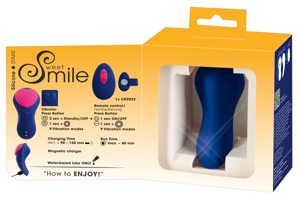 Sweet Smile RC Panty Vibrator Heart 10 cm
