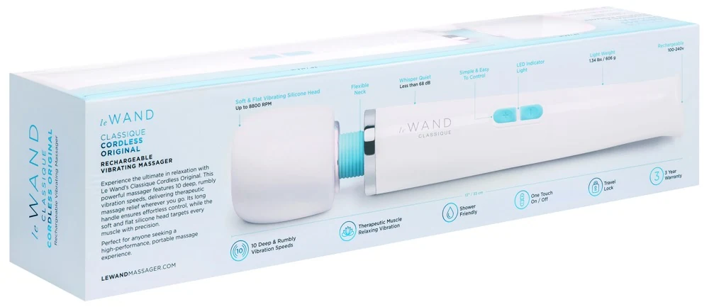 le Wand Classique Rechargeable 33 cm vibrator