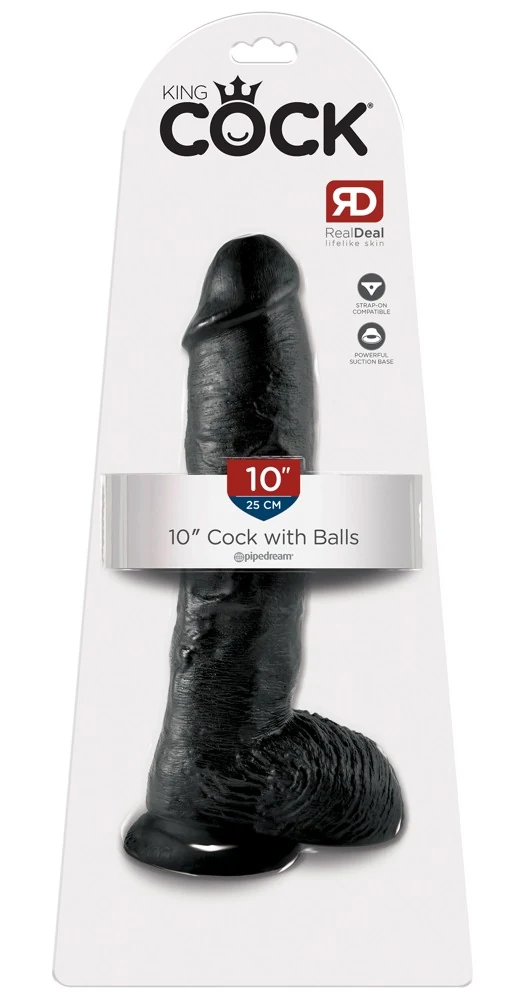King Cock 10“ with Balls 25,4 cm dildo