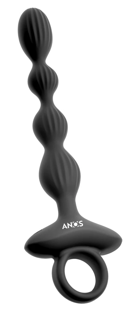 ANOS Flexible Anal Beads with Jumping Vibrations 21,1 cm toy
