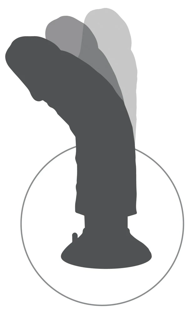 King Cock 8“ Vibrating 25 cm vibrator