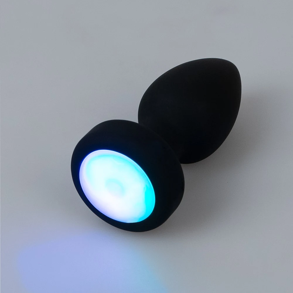 ANOS RC Flashing Butt Plug with Vibration 9 cm anal toy