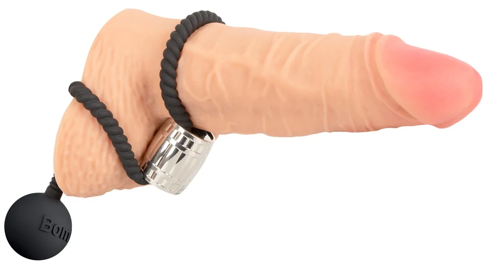 Rebel Heavy Rope Cock Strap with Ball penisring