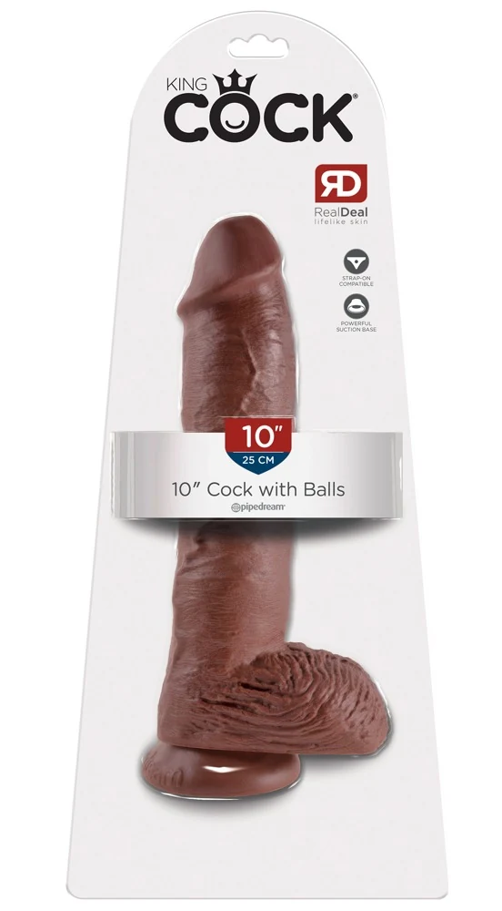 King Cock 10“ with Balls 25,4 cm dildo