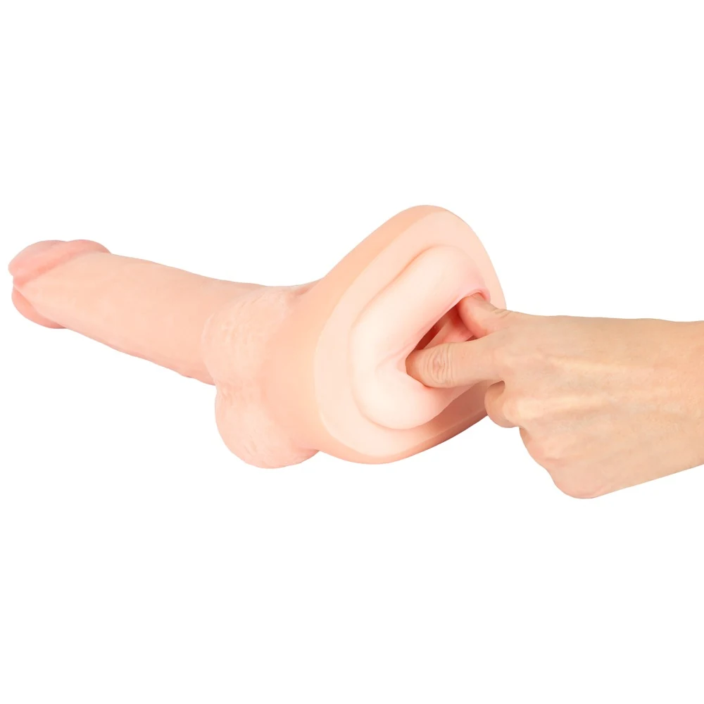 Nature Skin 3in1 Extension, Dildo Masturbator 31 cm