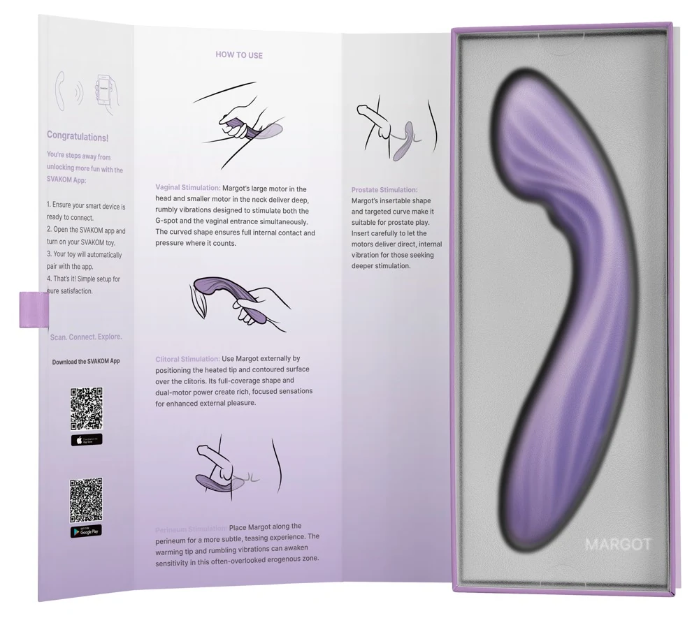 SVAKOM Margot 21 cm vibrator