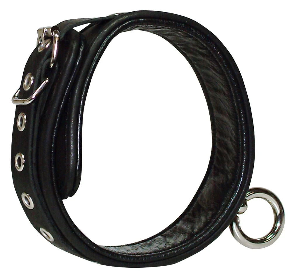 ZADO Halsfessel aus Leder bondage fesseln