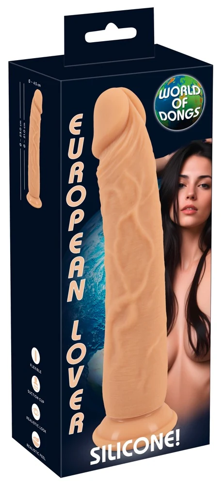 European Lover Silicone! 23 cm dildo