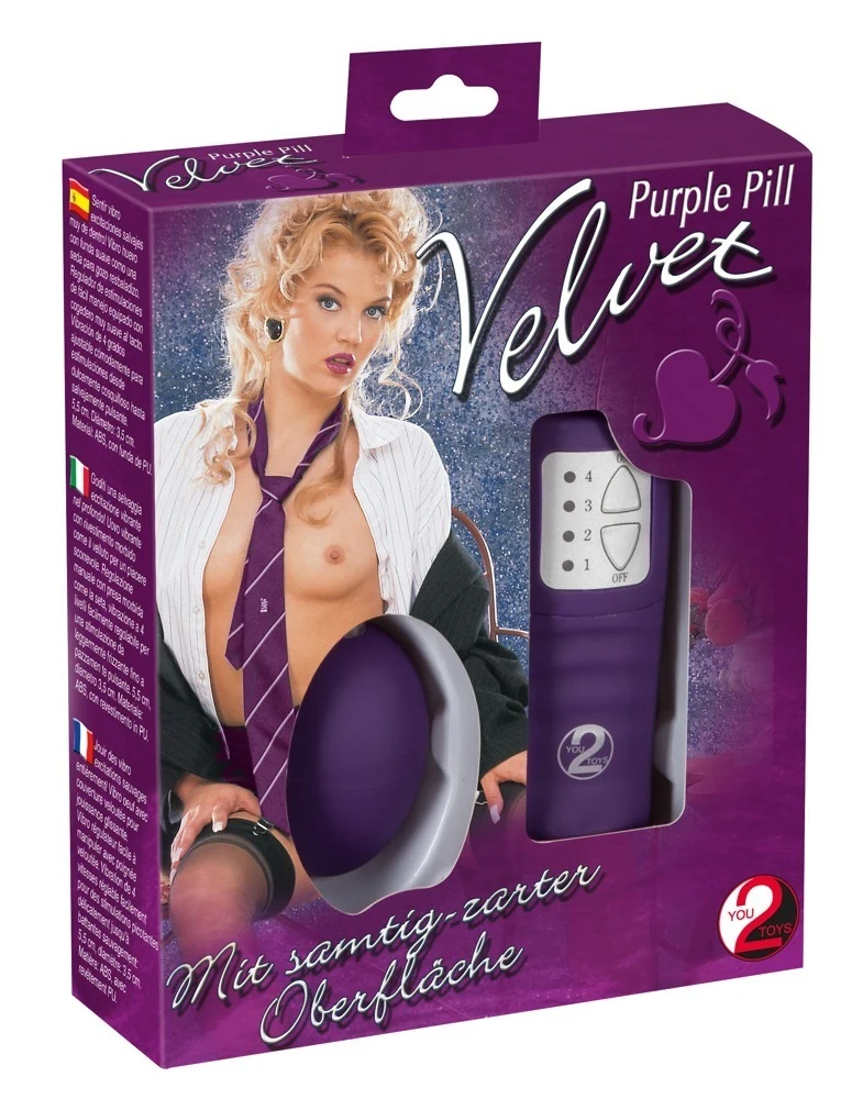 You2Toys Velvet Purple Pill 5,5 cm vibrator