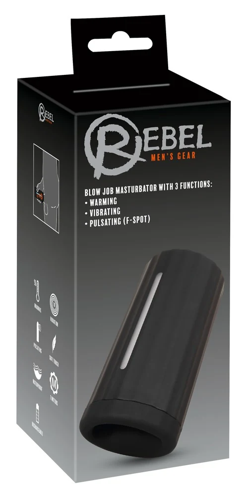 Rebel Blow Job Masturbator with 3 Functions